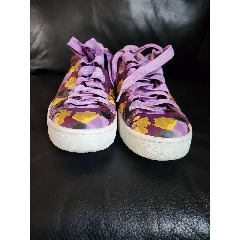 Coach Lo Top Floral pattern Sneaker A00998 Woman's Size 10B